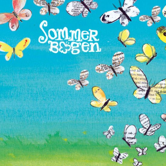 Sommerbogen logo med sommerfugle