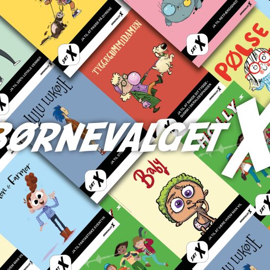Valgplakater til Børnevalget 2025