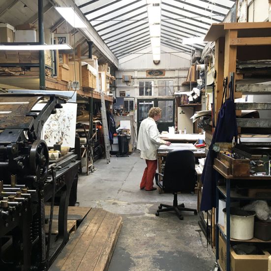 Kunstner Martin Bigum i Atelier Clot, Bramsen og Brunholdt