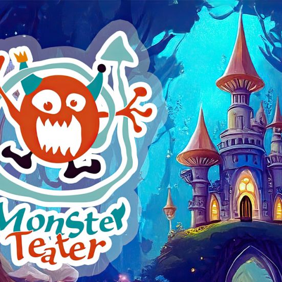 Logo for Monster Teater og eventyrligt slot i skov