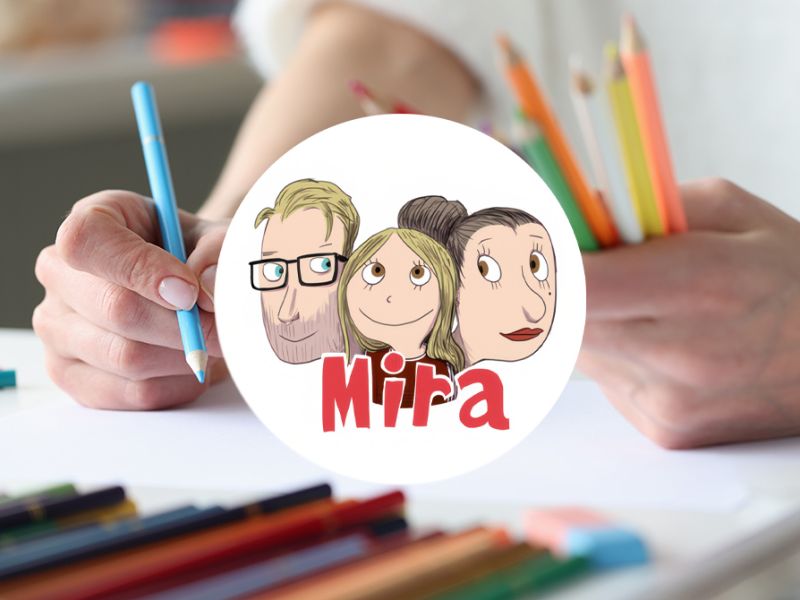 Tween-pigen Mira og hendes skabere Sabine Lemire og Rasmus Bregnhøi