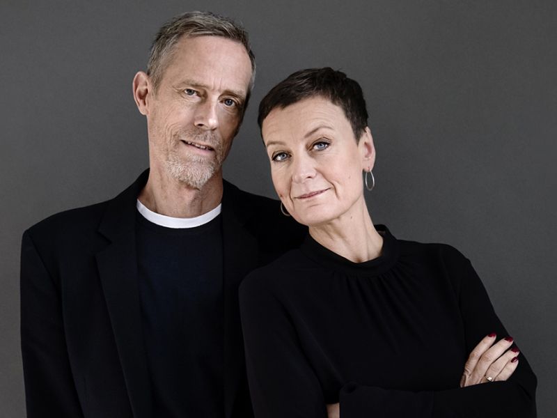Krimiforfatterparret Janni Pedersen og Kim Faber
