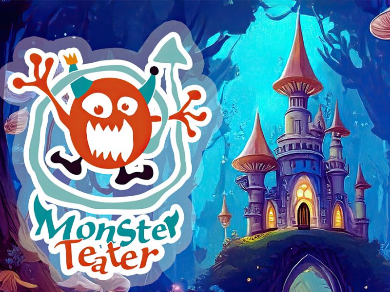 Logo for Monster Teater og eventyrligt slot i skov