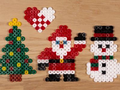 julefigurer i perler