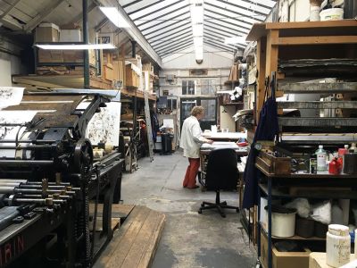 Kunstner Martin Bigum i Atelier Clot, Bramsen og Brunholdt