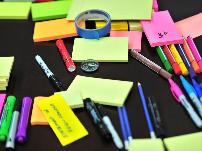 post its i neon farver