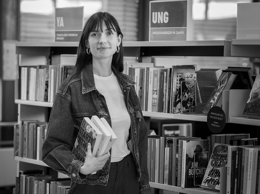 Bibliotekets ungelitteraturformidler Josefine