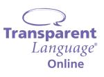 Logo Transparent Language Online